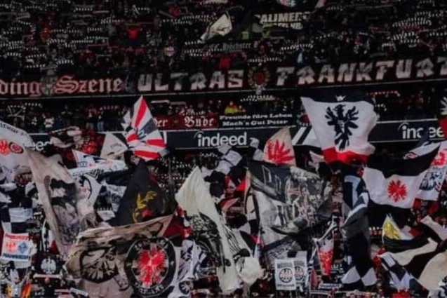 I tifosi dell'Eintracht