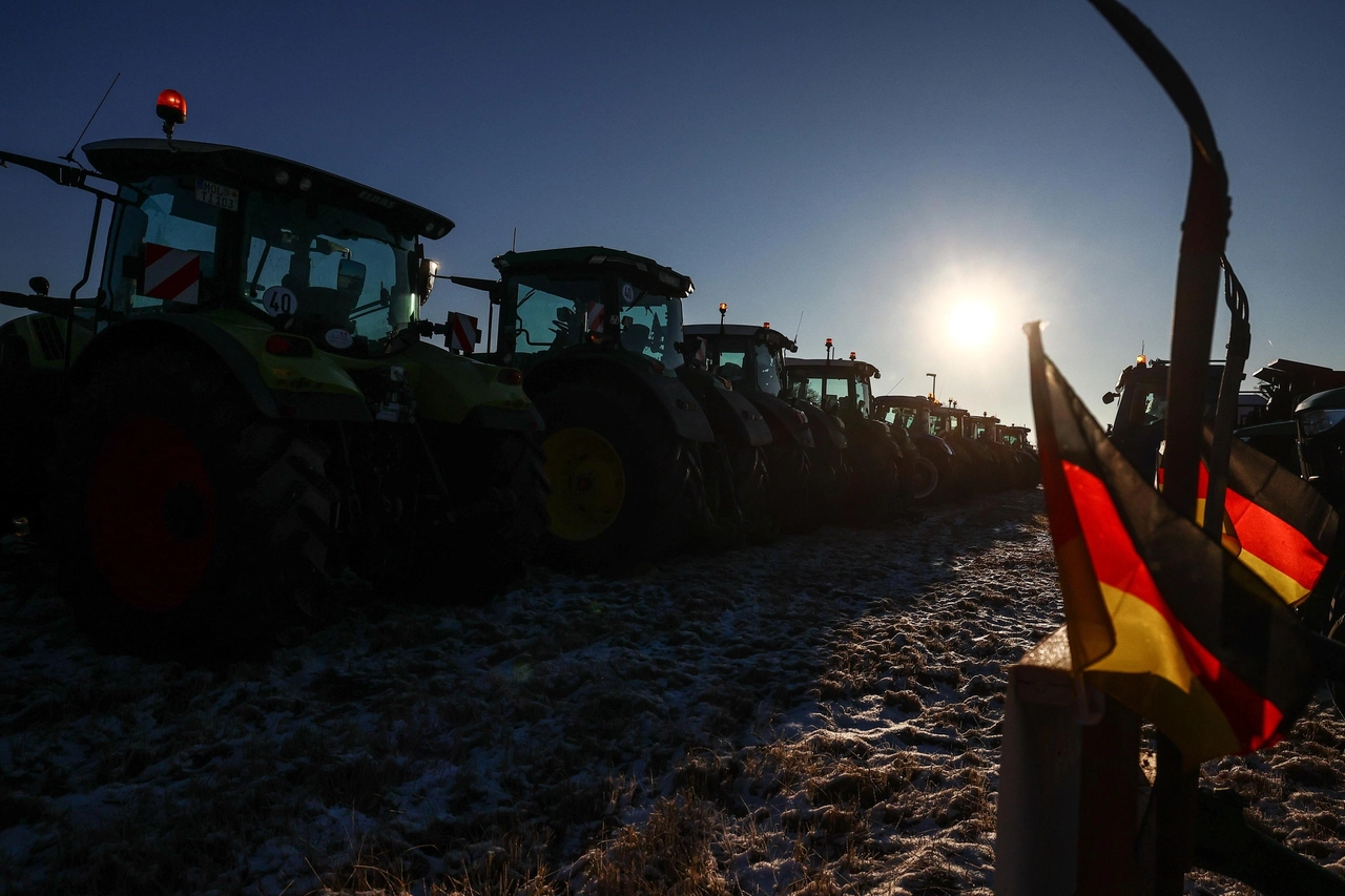 La protesta degli agricoltori in Germania