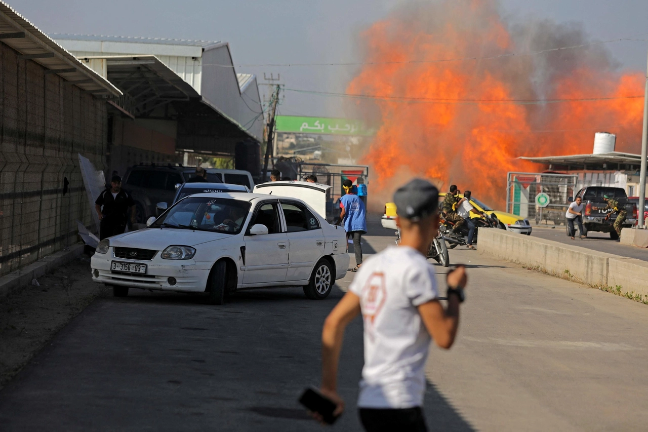 Attacco Gaza contro Israele (Ansa)