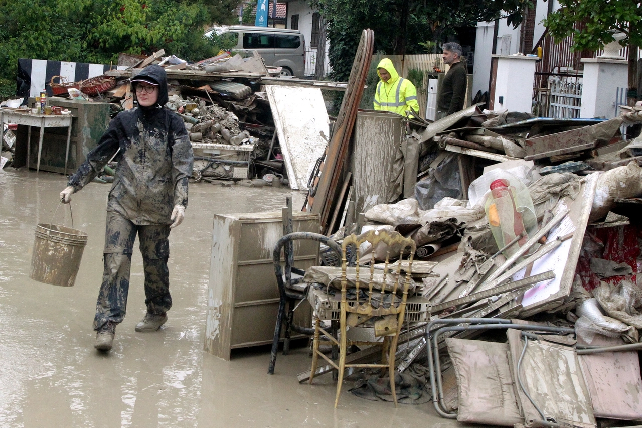 Danni causati da un'alluvione