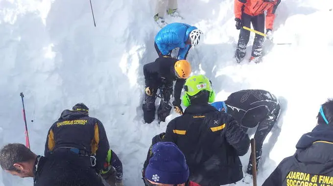 Valanga a Courmayeur, persone coinvolte