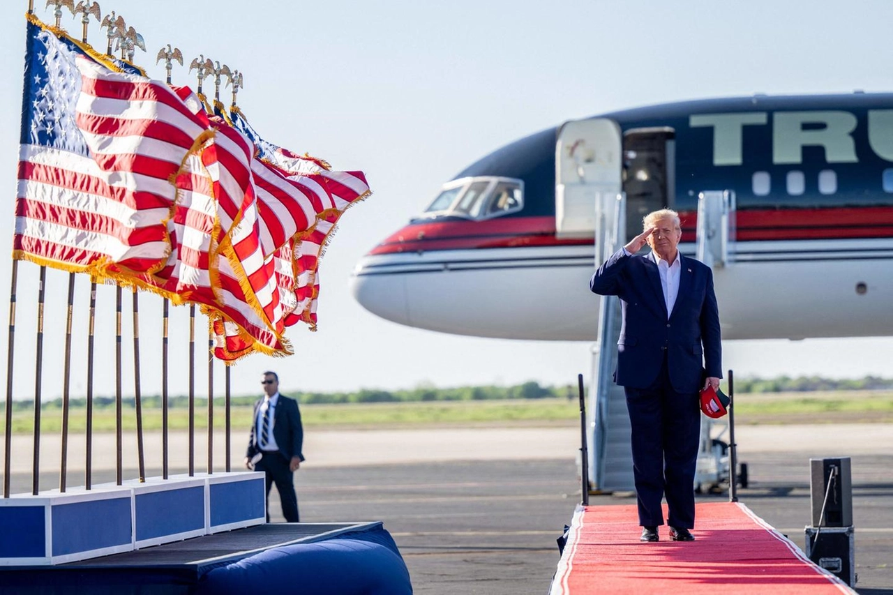 Trump al suo primo comizio elettorale a Waco, in Texas