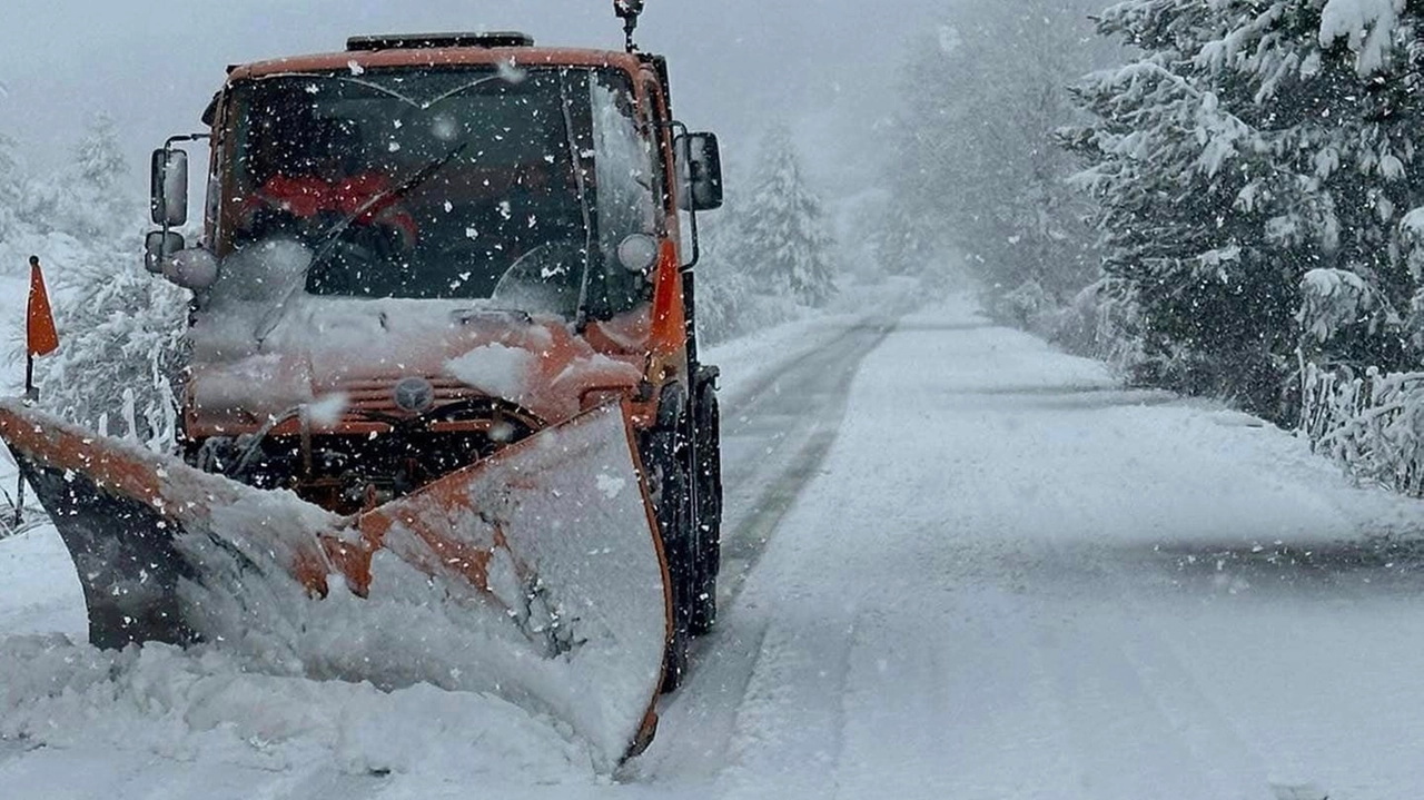 Neve in Calabria (foto Dire)