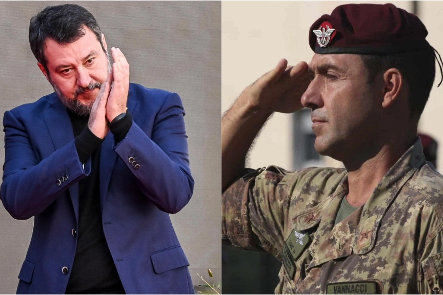 Matteo Salvini e il generale Vannacci