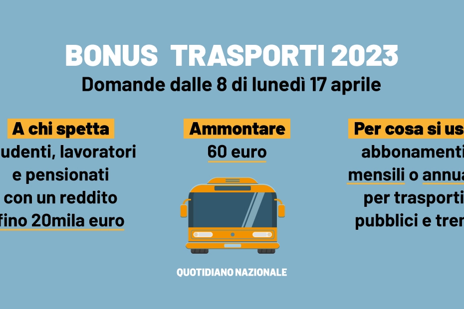 Bonus trasporti