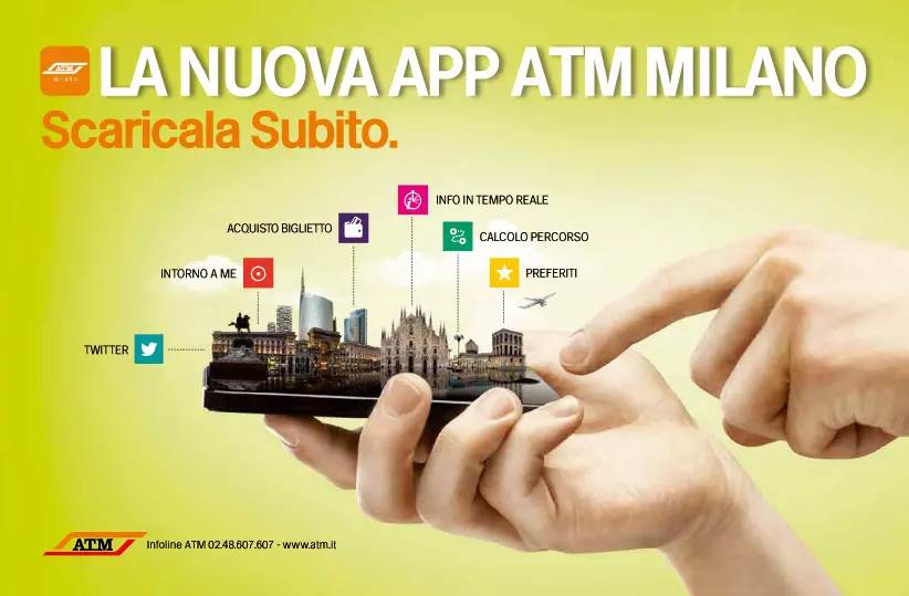 Nuov app Atm, su smartphone ticket virtuale