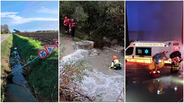 Diretta maltempo: in Emilia Romagna allagamenti, strade chiuse per frane, ma fiumi sorvegliati speciali. Ancora un disperso in Veneto