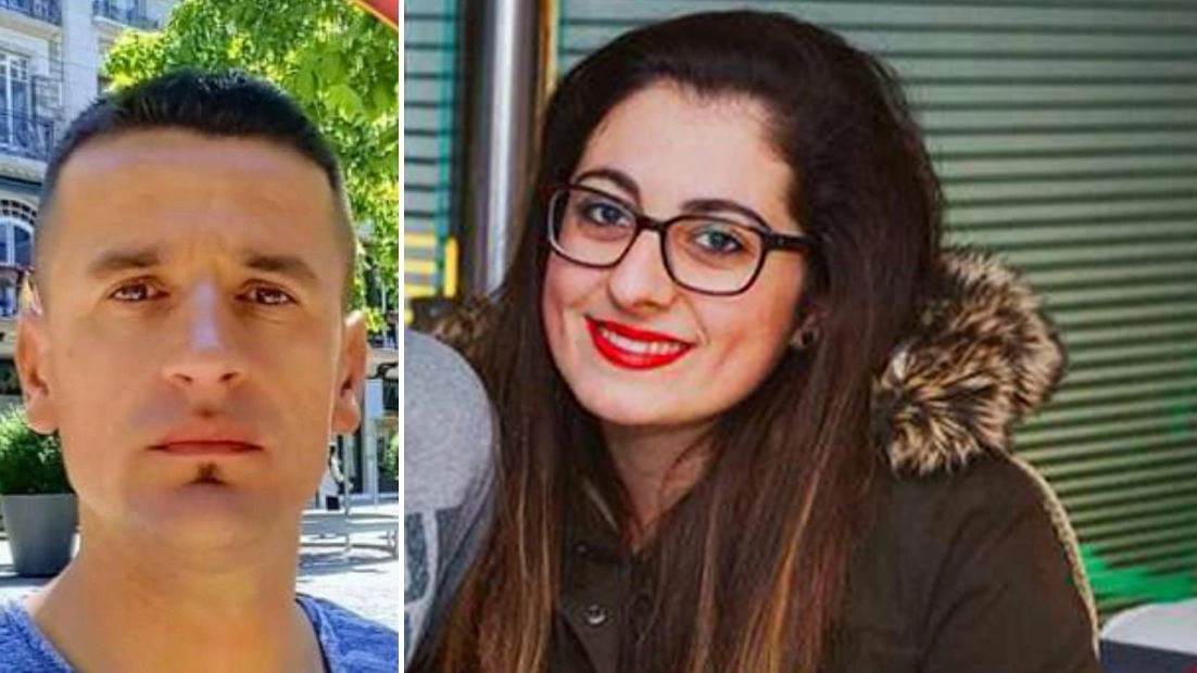 Nella foto la vittima, Vanessa Ballan e Bujar Fandaj, 41 anni, residente ad Altivole (Treviso). E' lui il presunto assassino in fuga