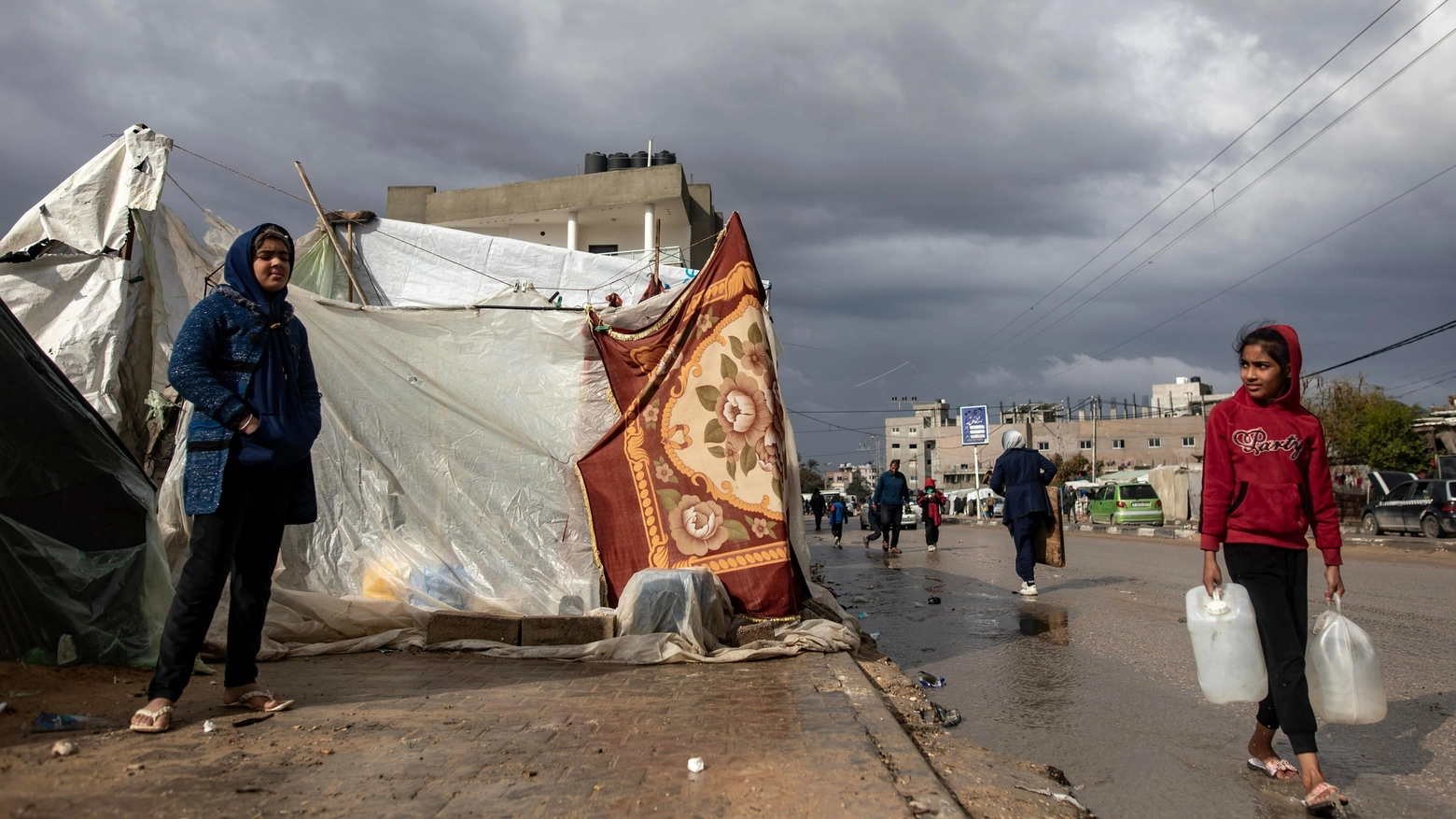 Gaza, il campo profughi di Rafah