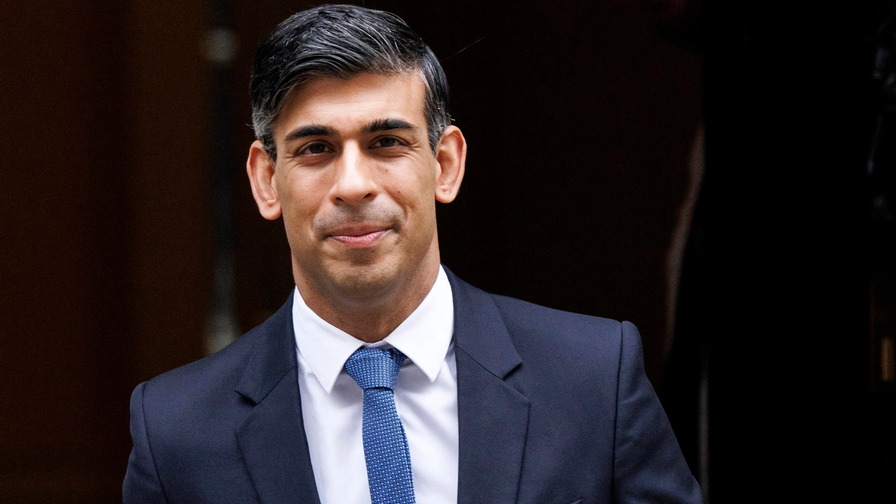 Il primo ministro britannico Rishi Sunak (Ansa)