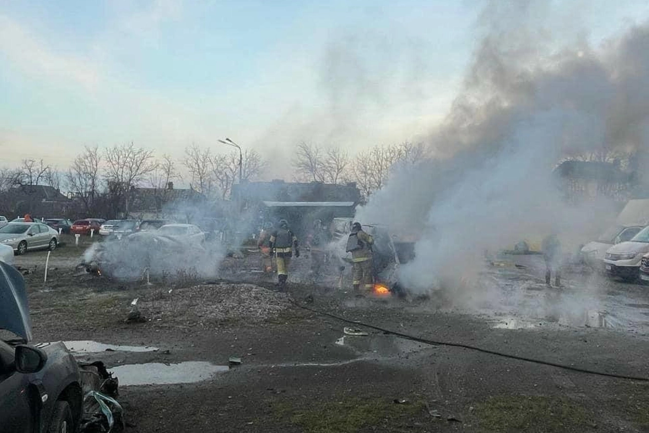 Bombardamenti russi sull'Ucraina (Ansa)