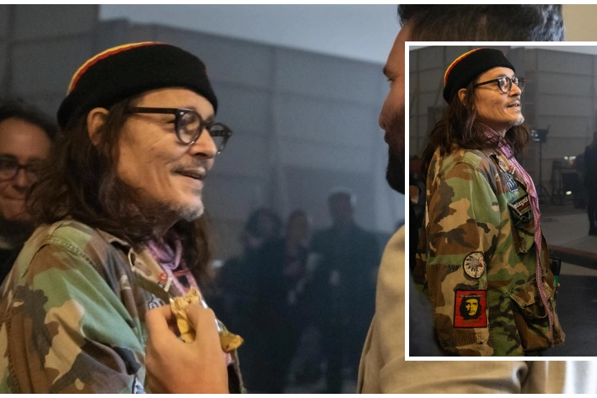 Johnny Deep in versione Che Guevara agli Studios di Torino