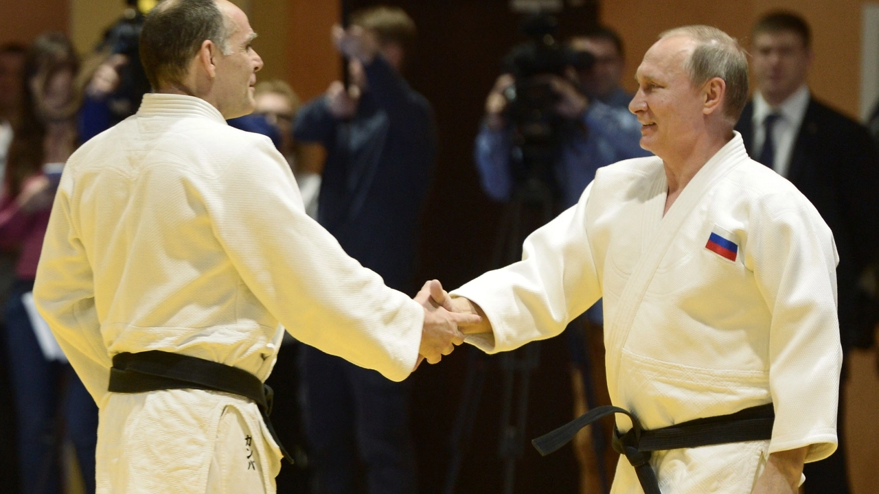 Vladimir Putin e Ezio Gamba (AFP)