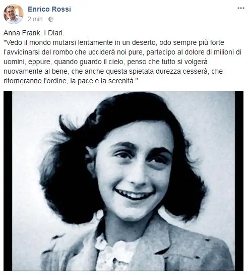 Lazio a Bologna con la foto di Anna Frank sulla maglia