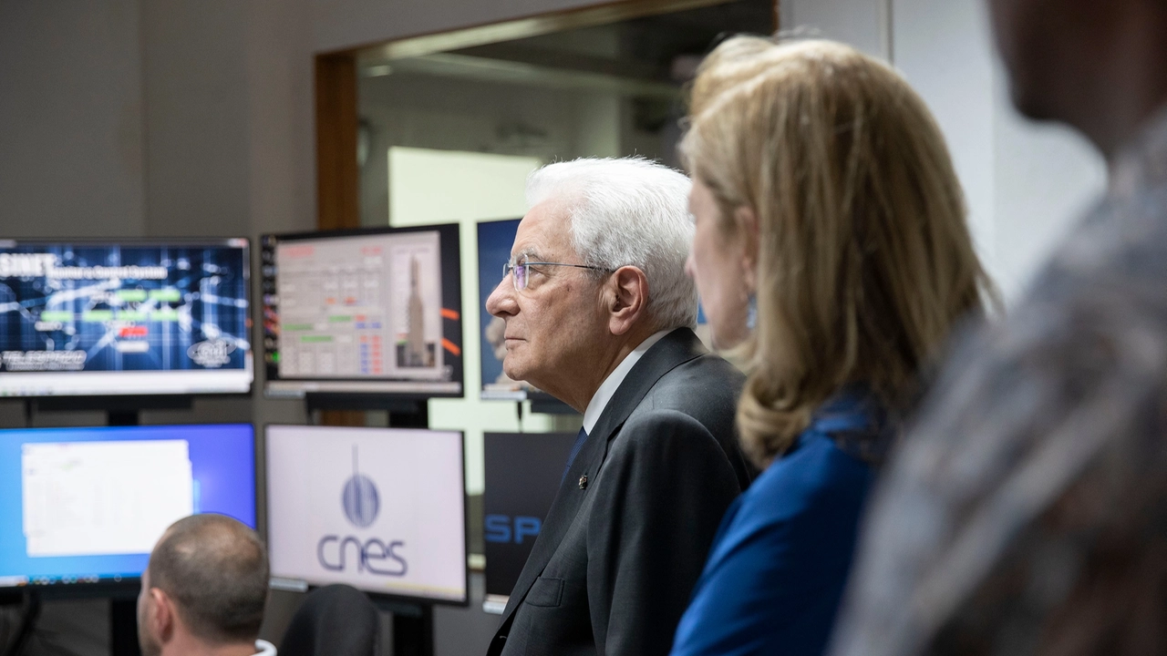 Mattarella in visita al centro spaziale Luigi Broglio" a Malindi