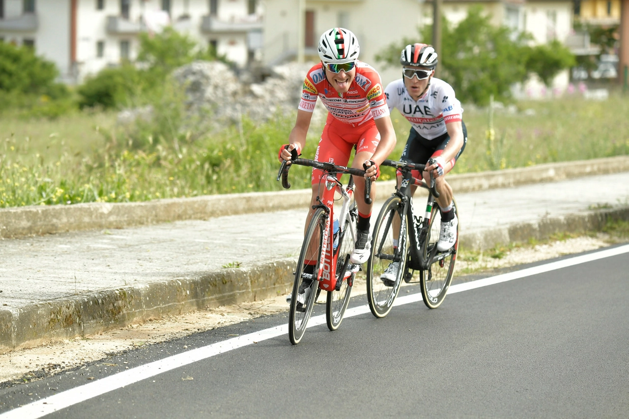 Valerio Conti e Fausto Masnada (LaPresse)