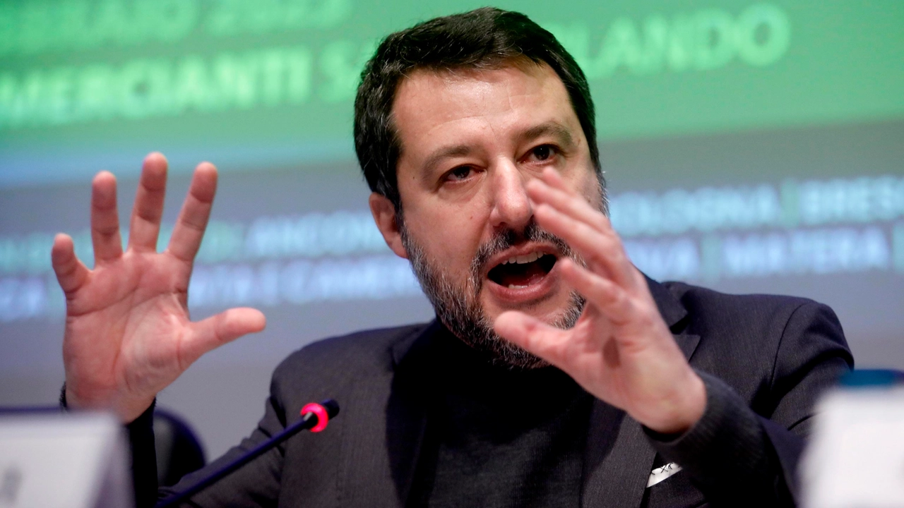 Il ministro delle Infrastrutture Matteo Salvini