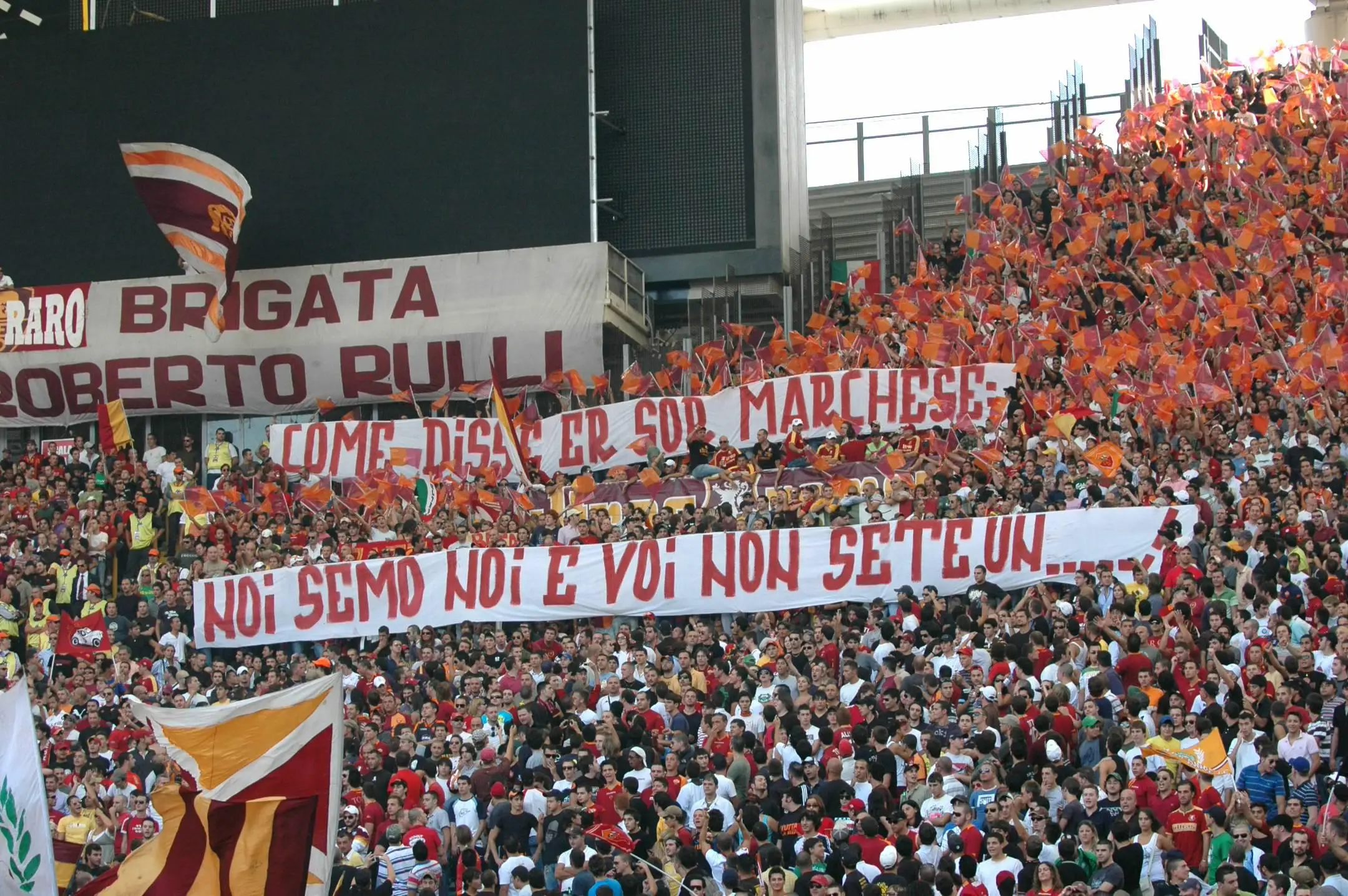 Roma, derby di Coppa Italia: Curva Sud sold out