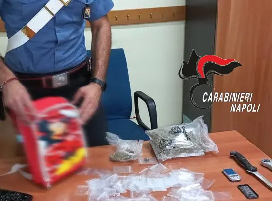 Sequestro droga a Varcatauro: marijuana nascosta nello zainetto di Topolino