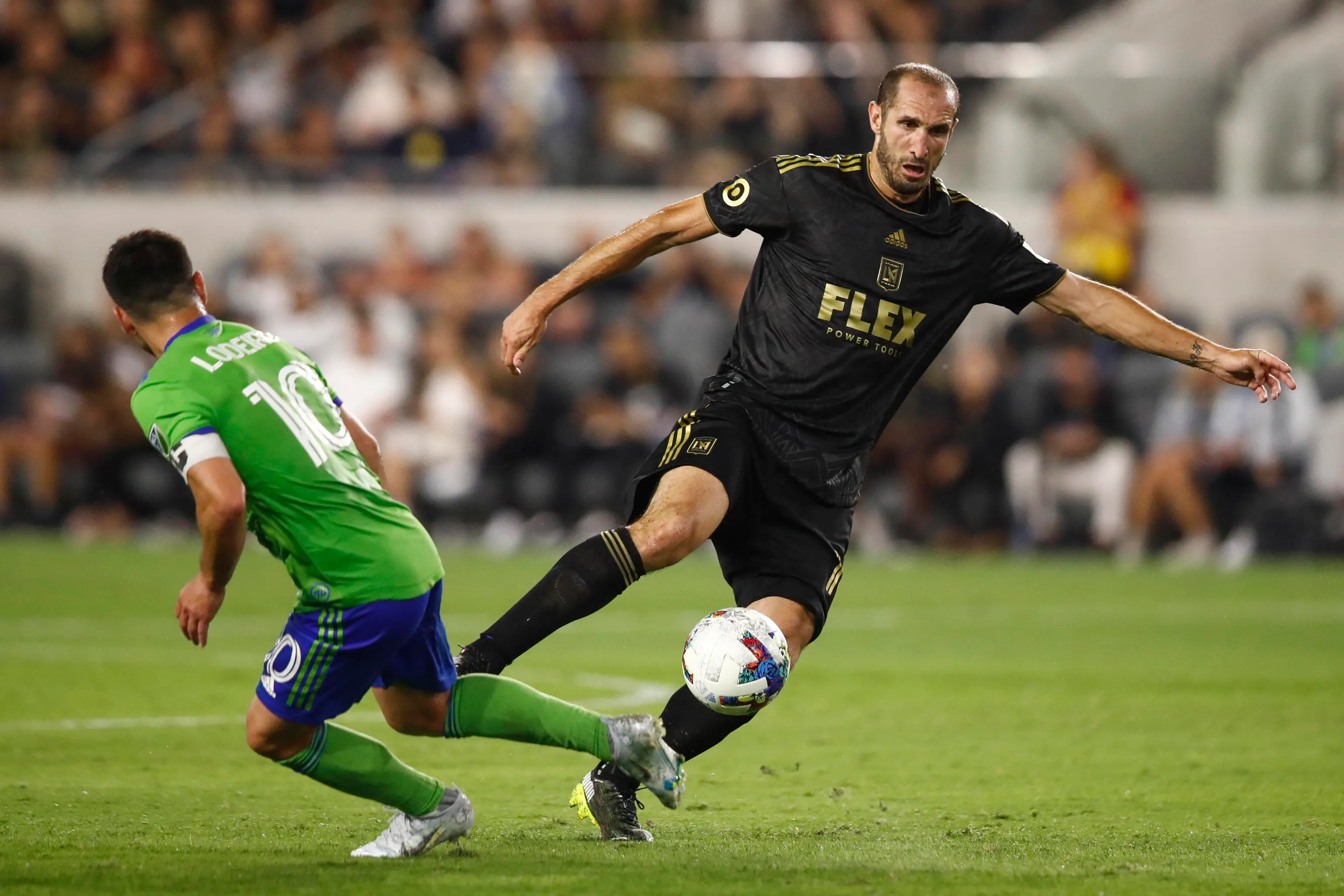 Chiellini, primo gol negli Usa con dedica ad Astori