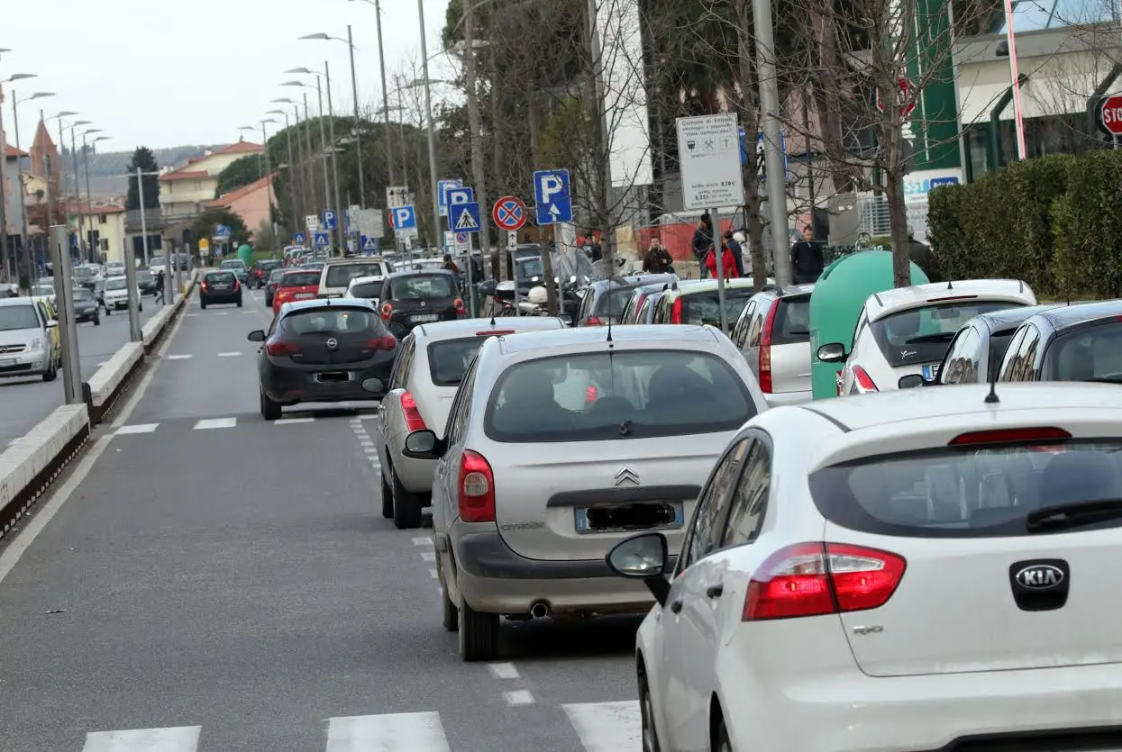 Empoli, traffico sotto controllo all'ospedale