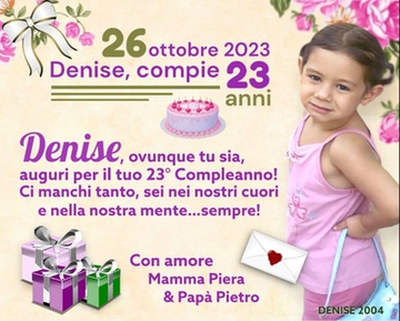 Denise Pipitone scomparsa, oggi il compleanno. Bruzzone: “Continuare a parlarne, c’è chi sa cosa è successo”