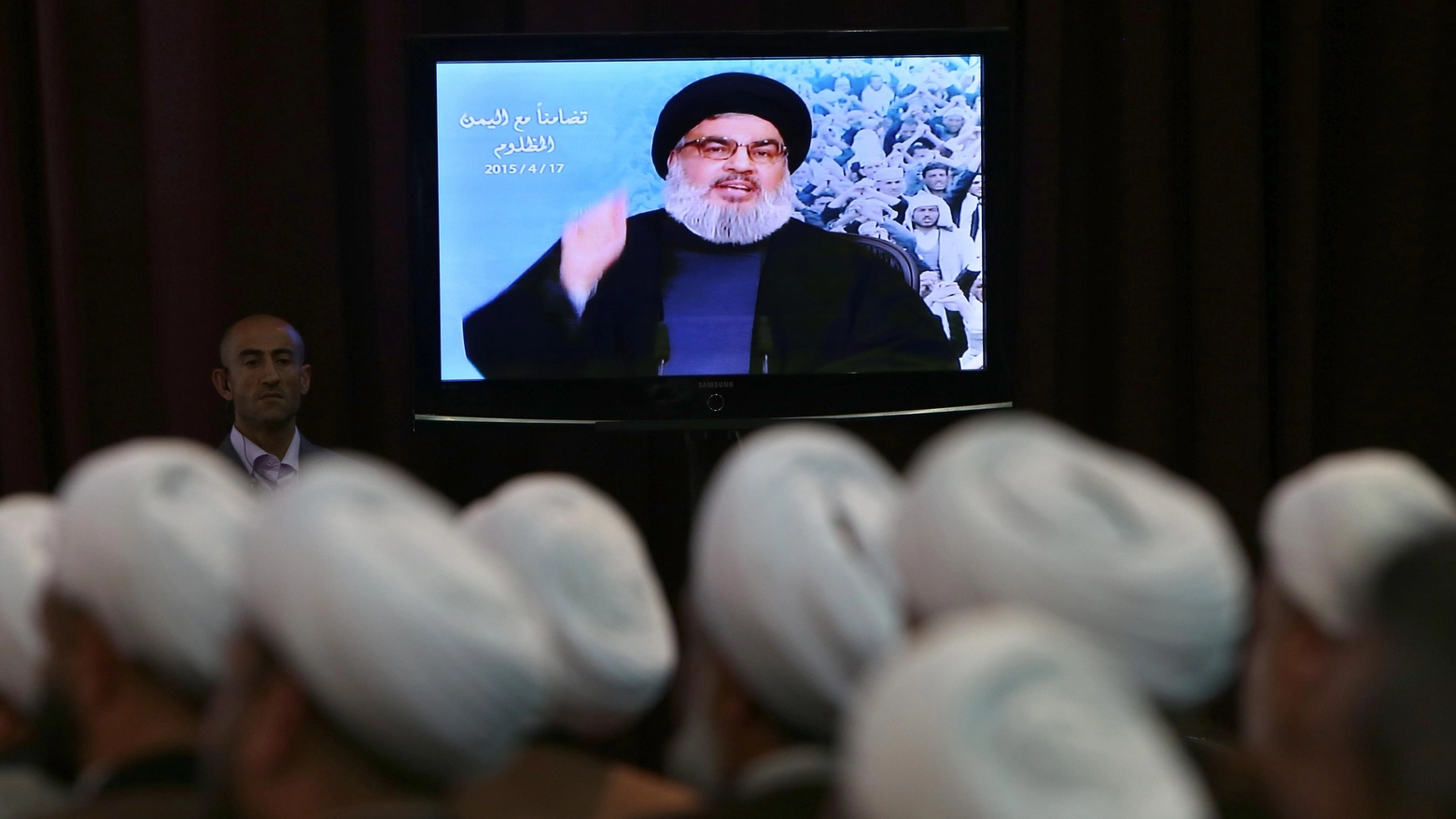 Hassan Nasrallah, leader di Hezbollah in Libano (ANSA / AP PHOTO / BILAL HUSSEIN)