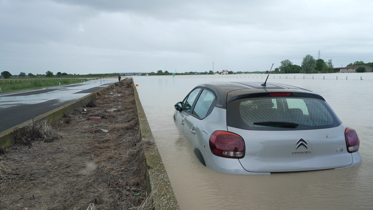 A14 allagata: foto di Marco Santangelo