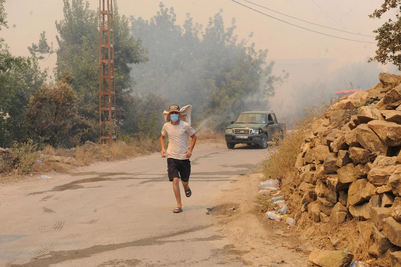 Incendi in Algeria (Ansa)