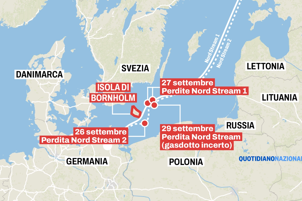 La mappa delle falle nei gasdotti