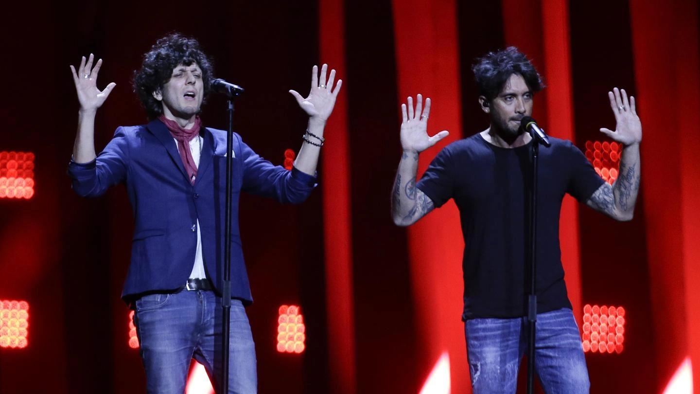 Eurovision 2018, Ermal Meta e Fabrizio Moro (Ansa)