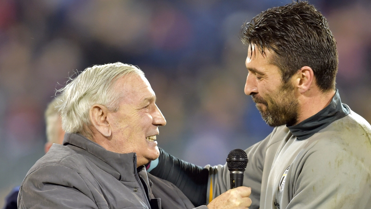 Gigi Riva con Gigi Buffon