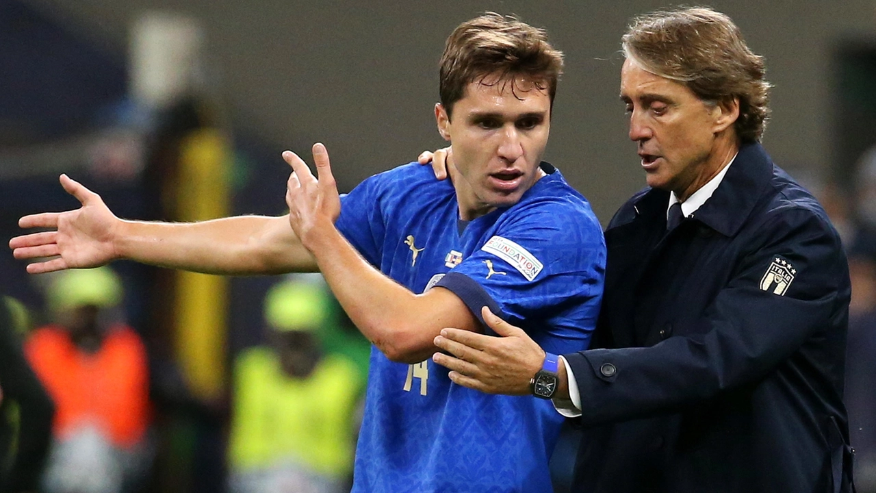 Mancini a colloquio con Chiesa