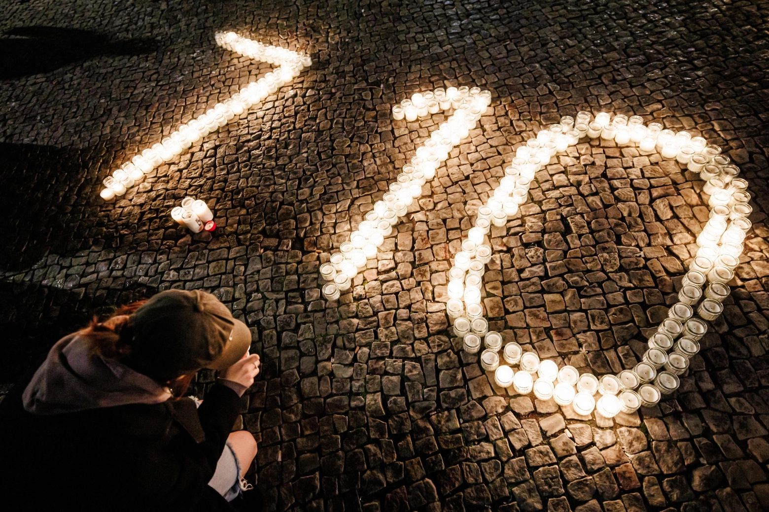 Commemorazione a Berlino contro l'attacco del 7 ottobre di Hamas