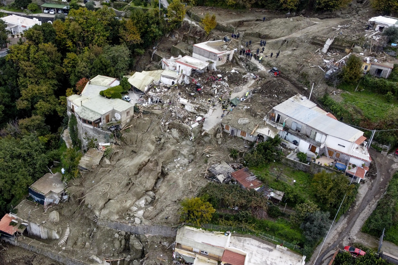 La frana che ha travolto Casamicciola, a Ischia, nel novembre 2022, uccidendo 12 persone