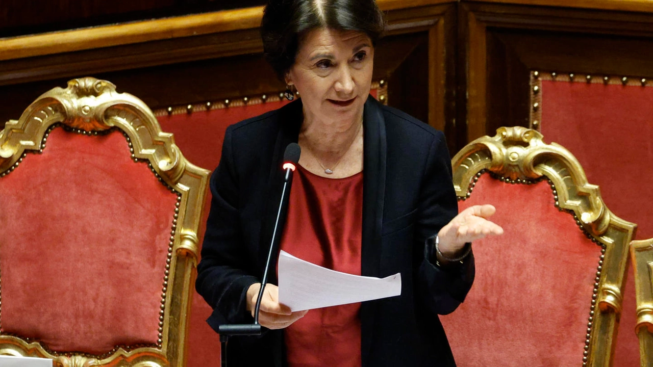 Eugenia Maria Roccella, ministra per la famiglia, la natalità e le pari opportunità, con delega sui femminicidi