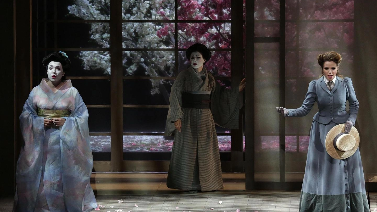 Una foto di Madama Butterfly che andrà in scena al Teatro alla Scala (Ansa)