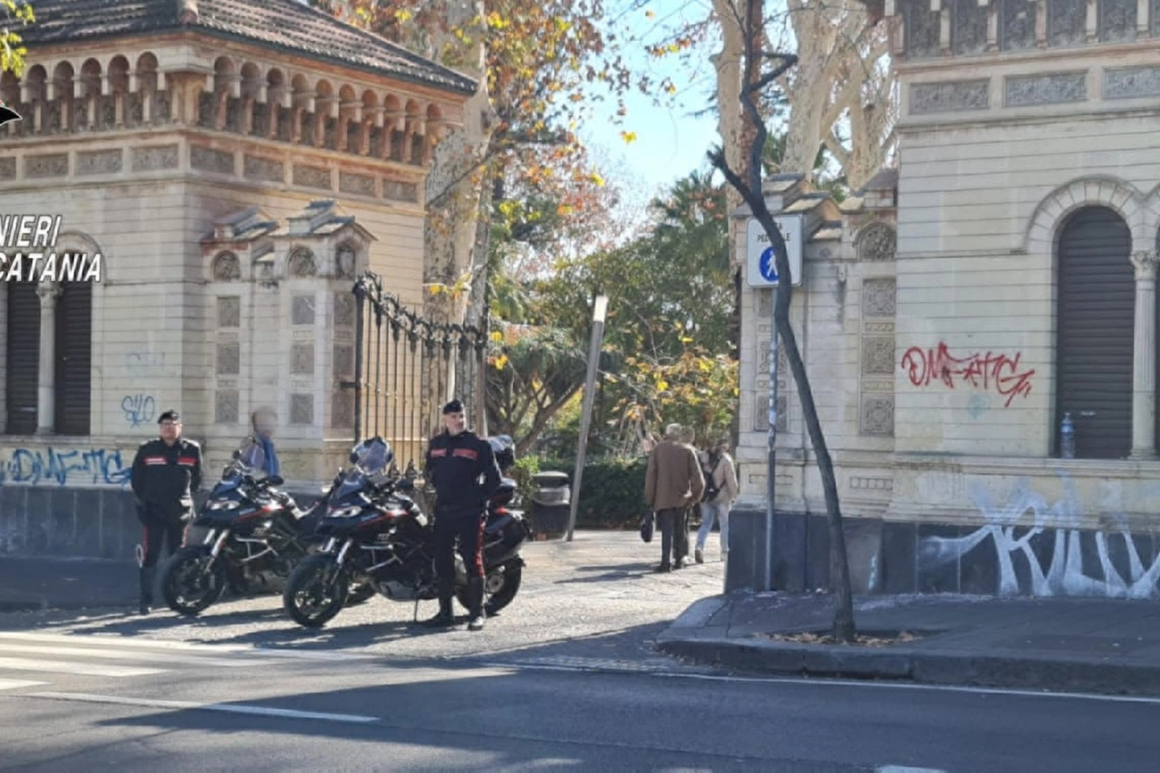 Stupro a Catania, l'entrata di Villa Bellini