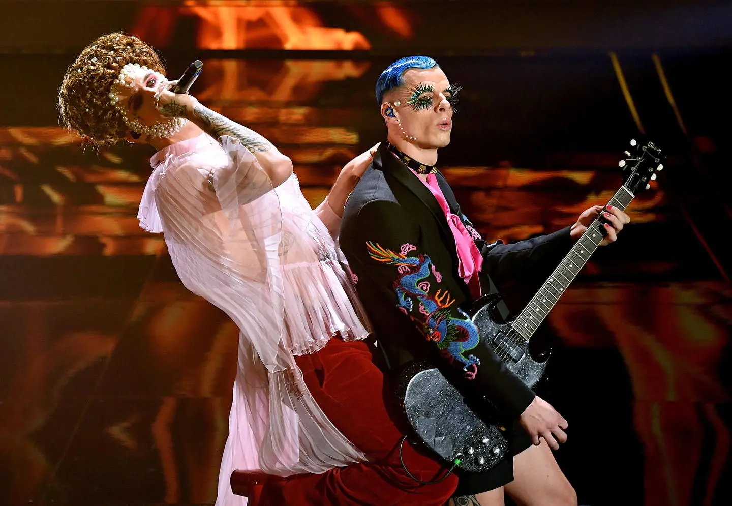 Sanremo 2020, Achille Lauro ed Elettra Lamborghini hanno vinto sui social