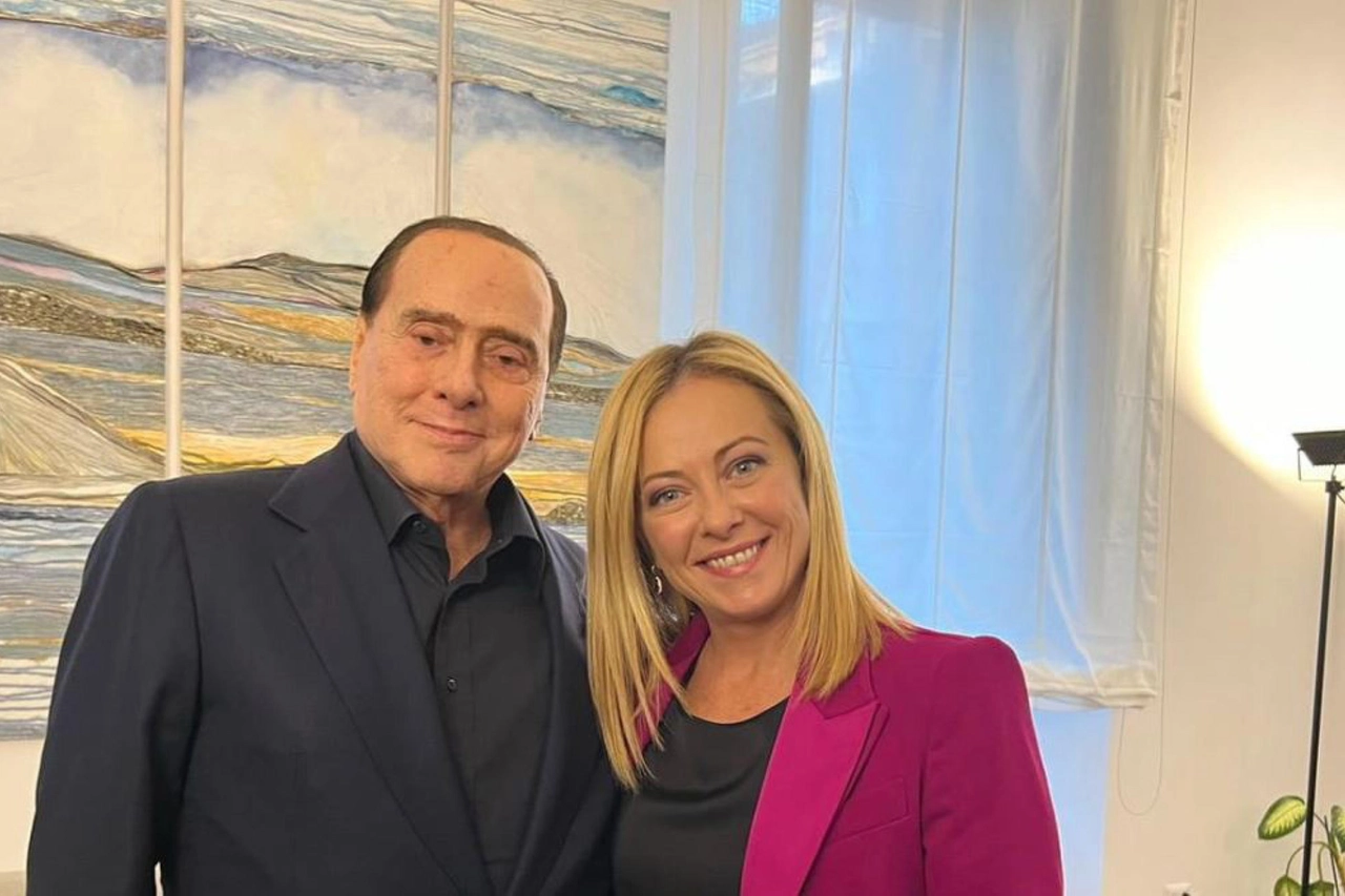 Silvio Berlusconi e Giorgia Meloni