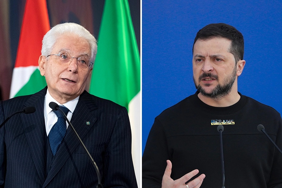 Il presidente ucraino Zelensky vedrà Mattarella