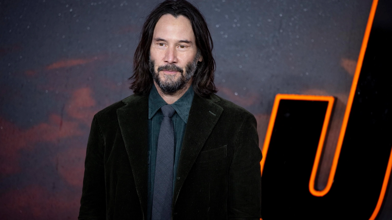 Crediti Ansa - Keanu Reeves alla presentazione di John Wick 4