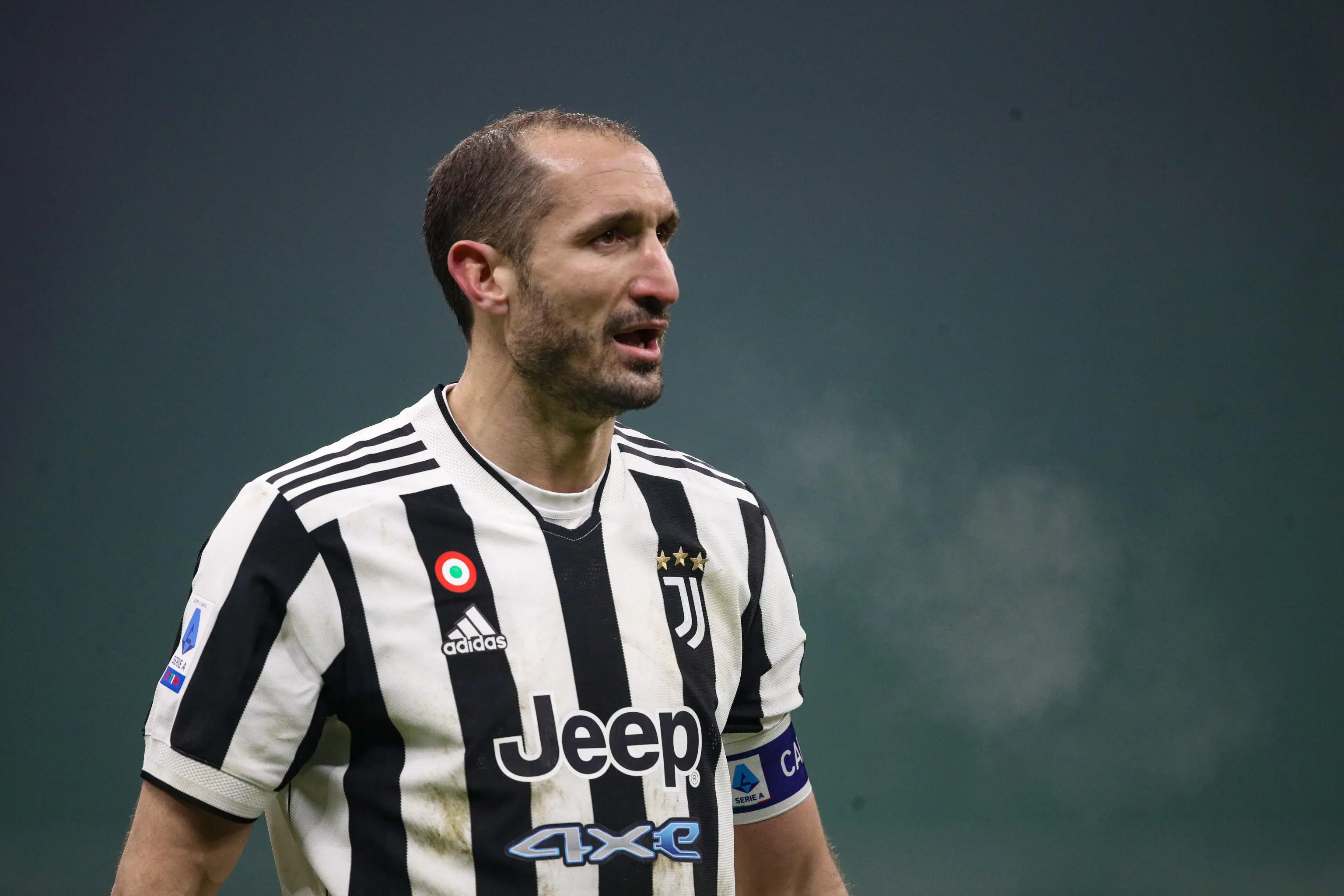 Juventus, infortunio Chiellini: lesione al polpaccio. Quanto sta fuori