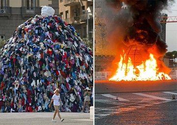 Venere degli stracci bruciata a Napoli, il sindaco Manfredi: “Pistoletto rifarà l’opera, ma non sarà uguale a prima”