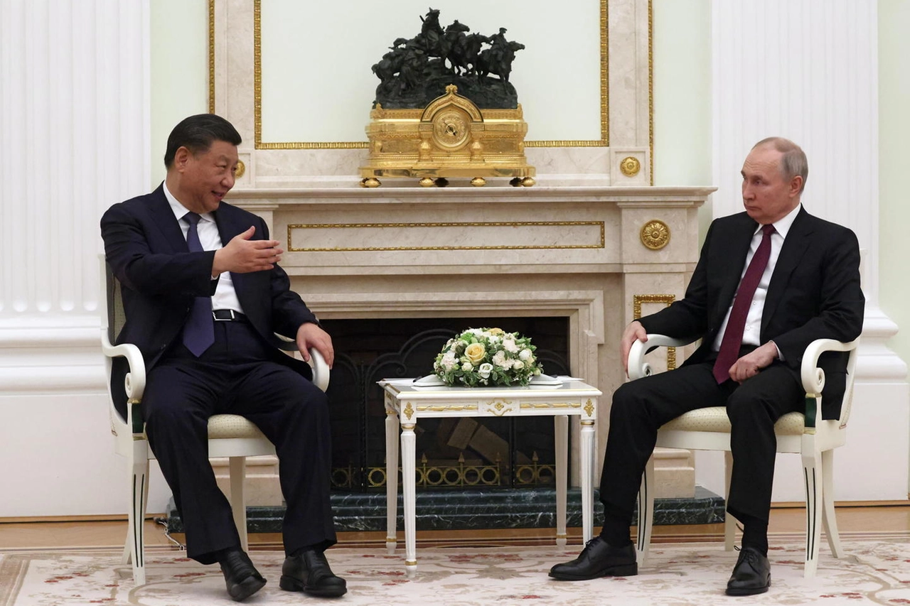 Xi Jinping e Vladimir Putin (Ansa)