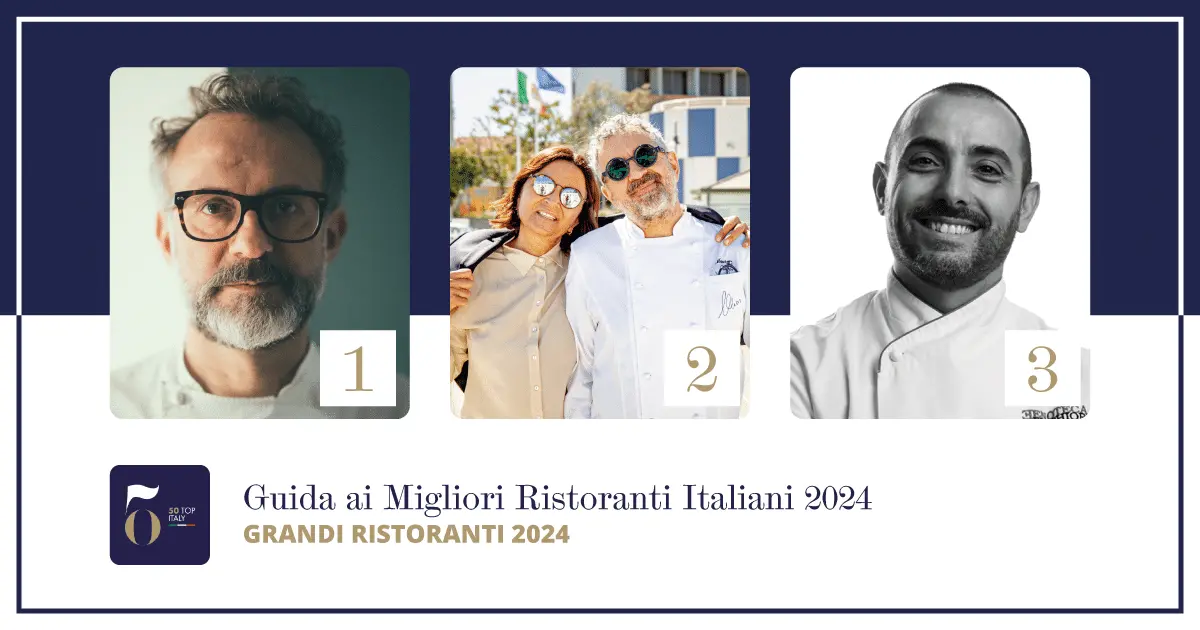 50 Top Italy 2024: Osteria Francescana di Massimo Bottura è il Miglior Ristorante. La classifica