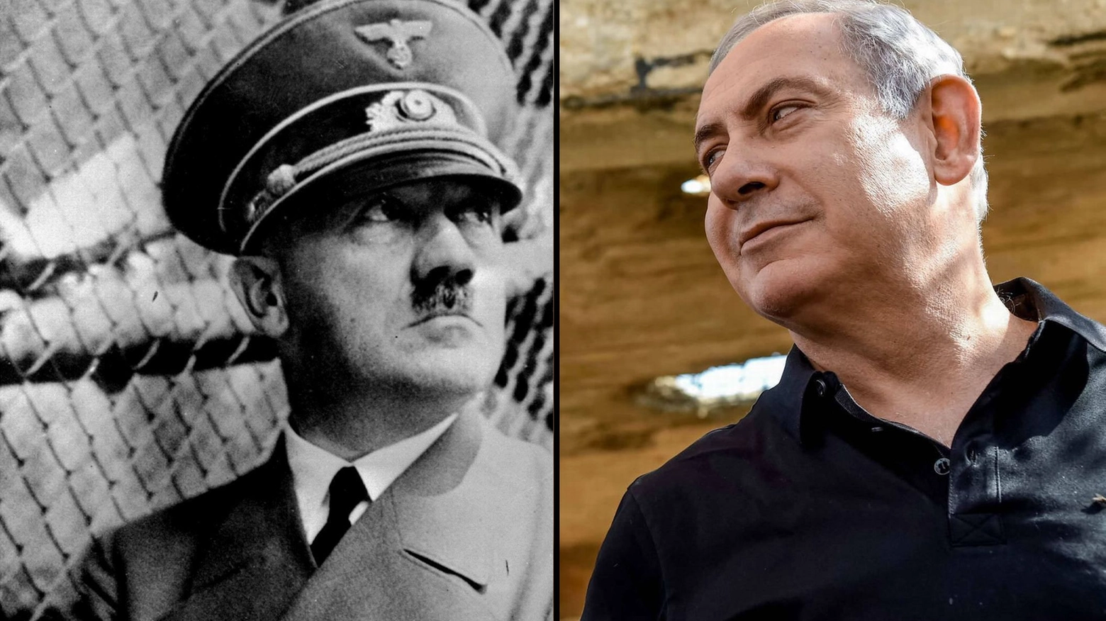 Combo: Hitler e Netanyahu