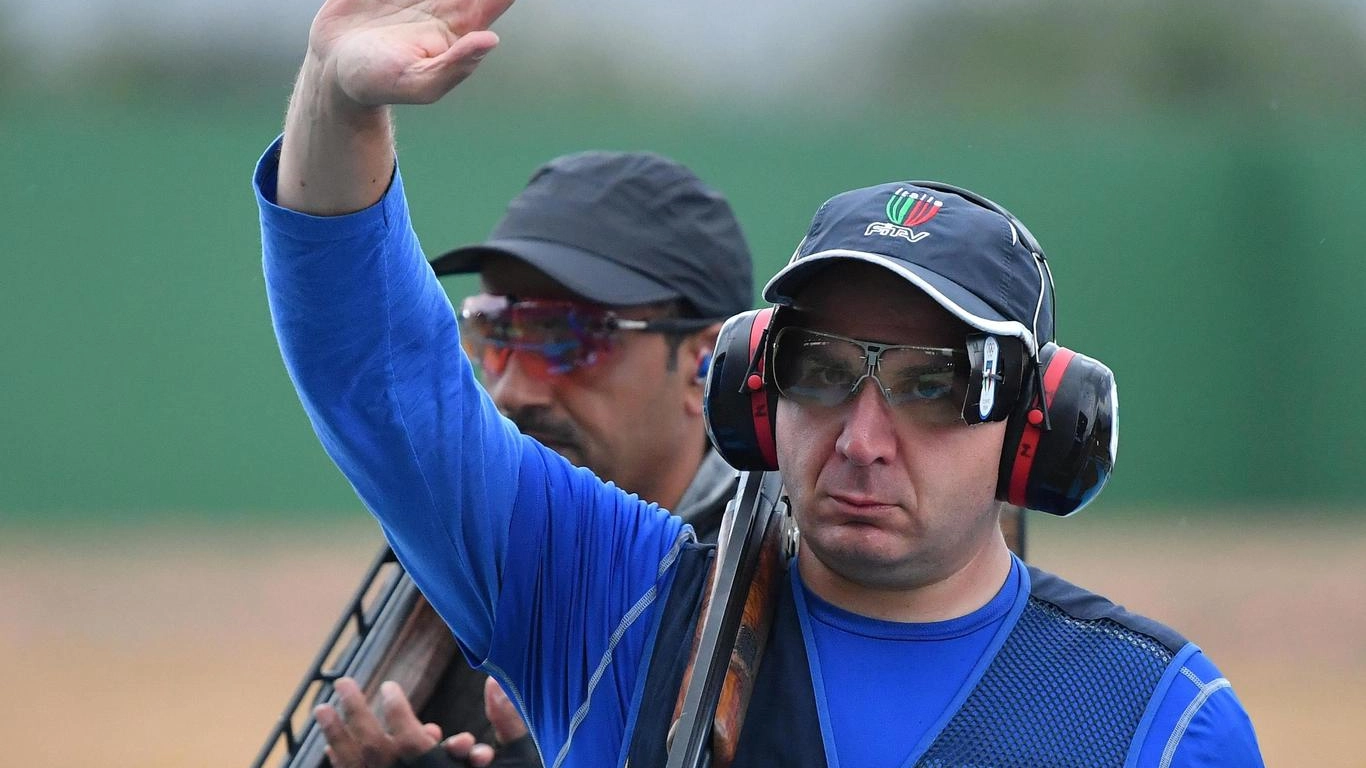 Marco Innocenti, argento a Rio 2016 (Ansa)