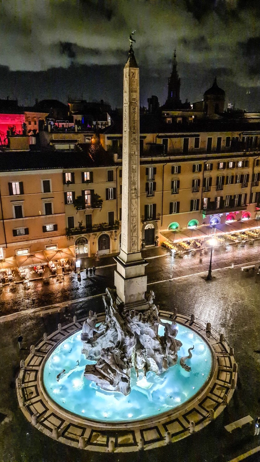 Fontana del Borromini in piazza Navona