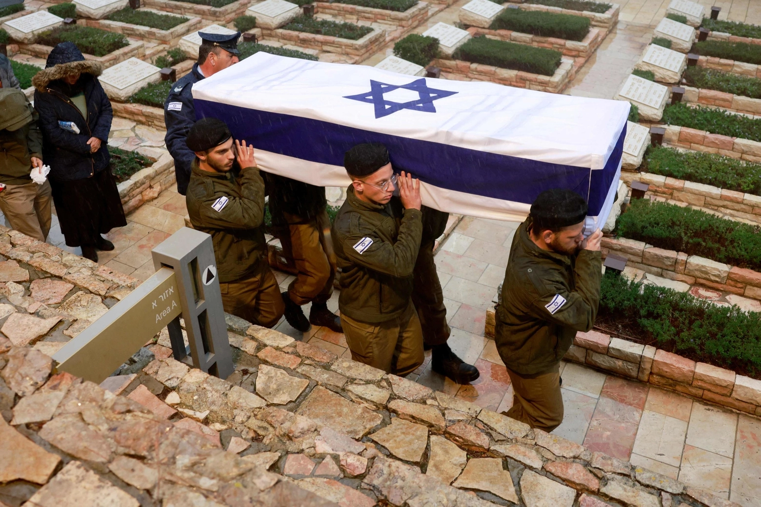 Funerale di un soldato israeliano